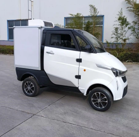 Mini Electric Refrigerated Logistics Truck Light-duty Delivery Van With EEC DOT For European And American Markets